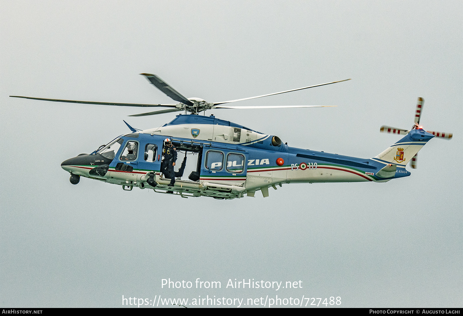 Aircraft Photo of MM82034 | Agusta Westland UH-139E | Italy - Polizia | AirHistory.net #727488