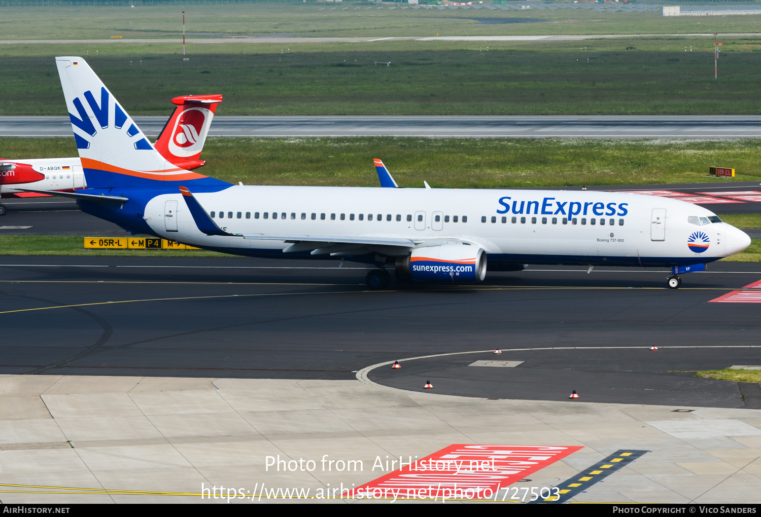 Aircraft Photo of D-ASXF | Boeing 737-8AS | SunExpress | AirHistory.net #727503