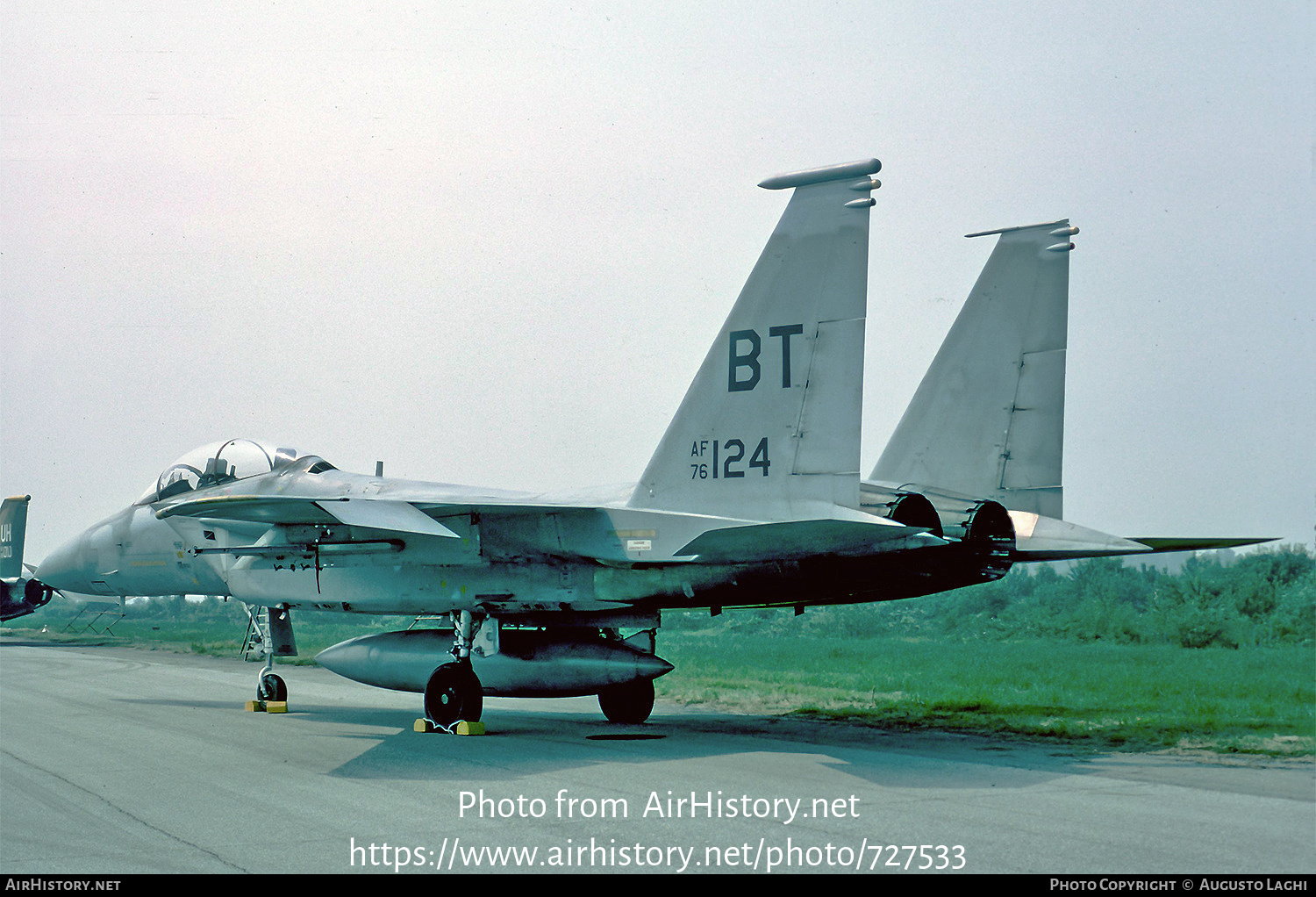 Aircraft Photo of 76-0124 / AF76-124 | McDonnell Douglas F-15B Eagle | USA - Air Force | AirHistory.net #727533