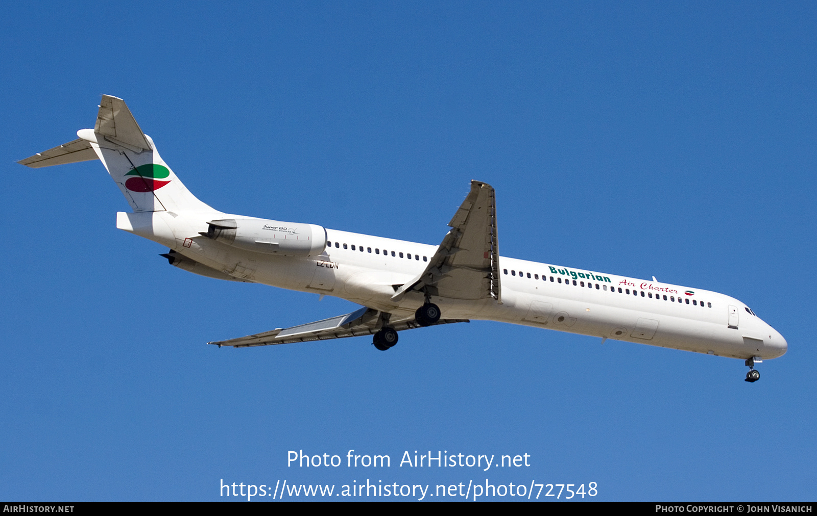 Aircraft Photo of LZ-LDN | McDonnell Douglas MD-82 (DC-9-82) | Bulgarian Air Charter | AirHistory.net #727548