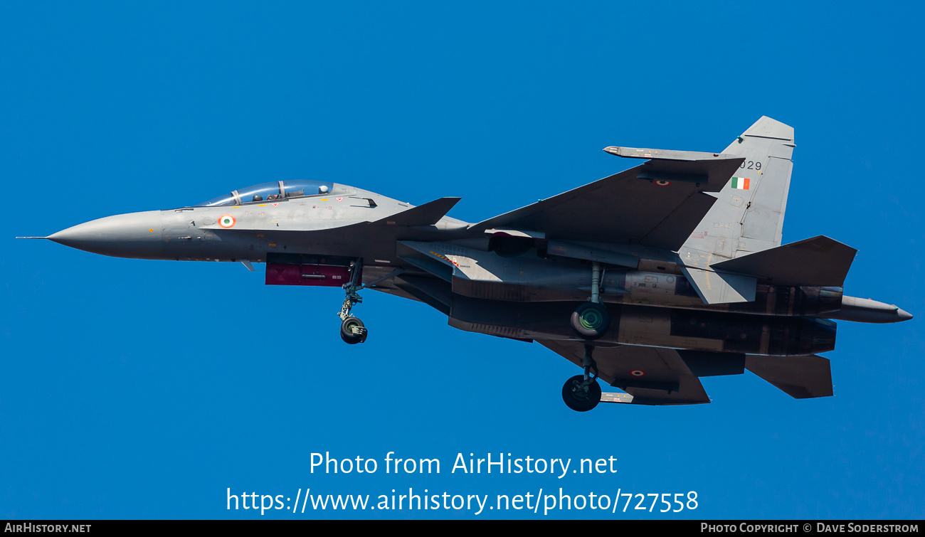 Aircraft Photo of SB029 | Sukhoi Su-30MKI-3 | India - Air Force | AirHistory.net #727558