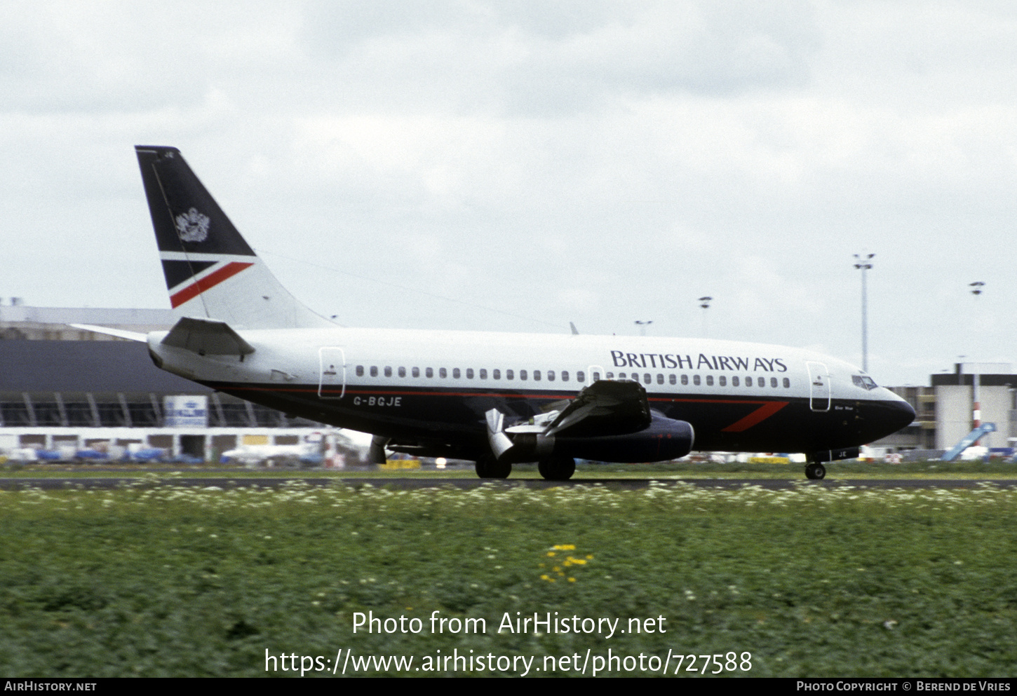 Aircraft Photo of G-BGJE | Boeing 737-236/Adv | British Airways | AirHistory.net #727588