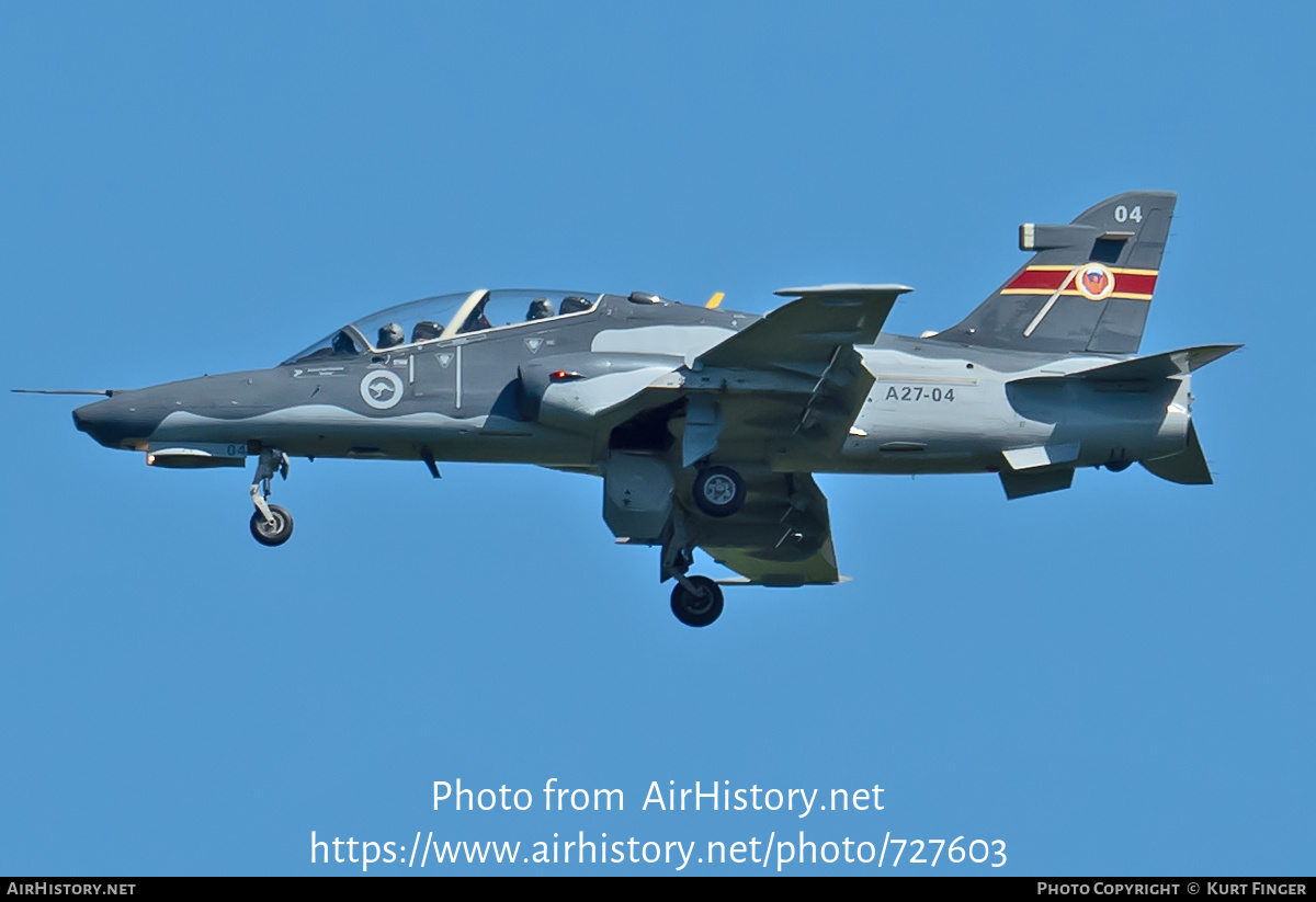 Aircraft Photo of A27-04 | BAE Systems Hawk 127 | Australia - Air Force | AirHistory.net #727603