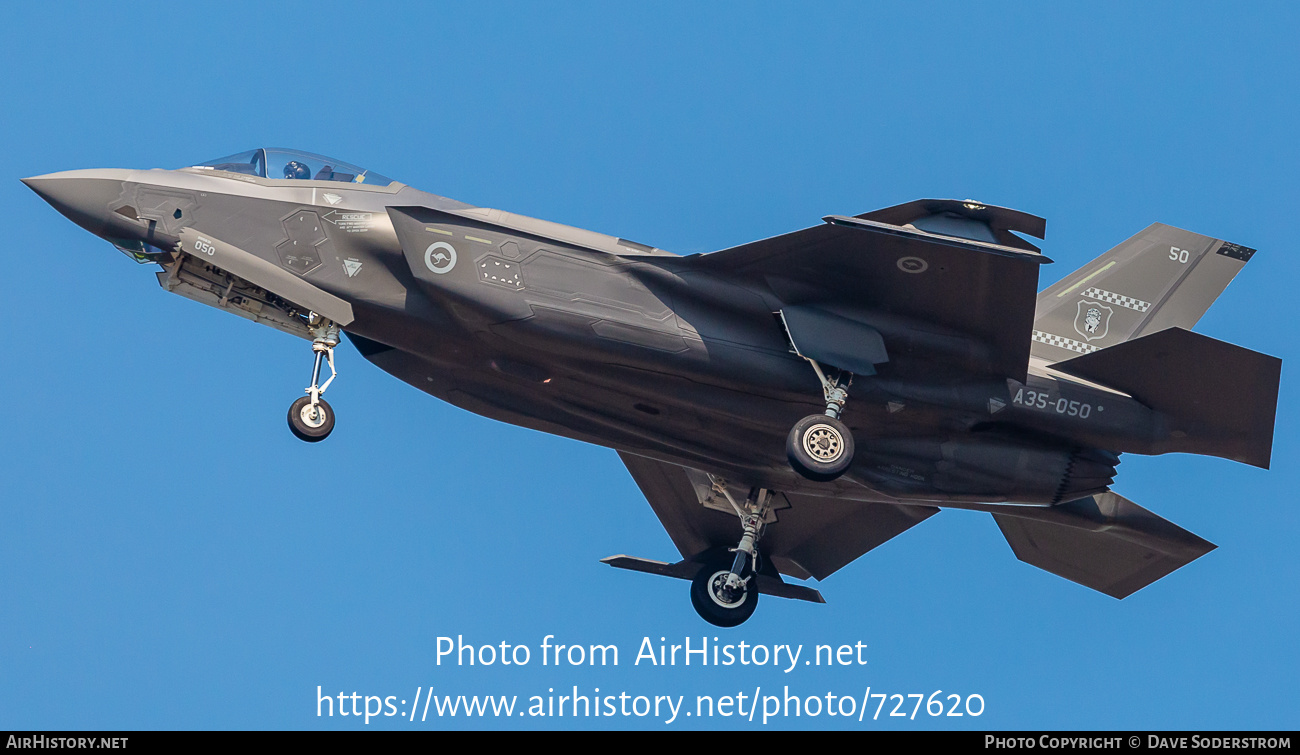 Aircraft Photo of A35-050 | Lockheed Martin F-35A Lightning II | Australia - Air Force | AirHistory.net #727620