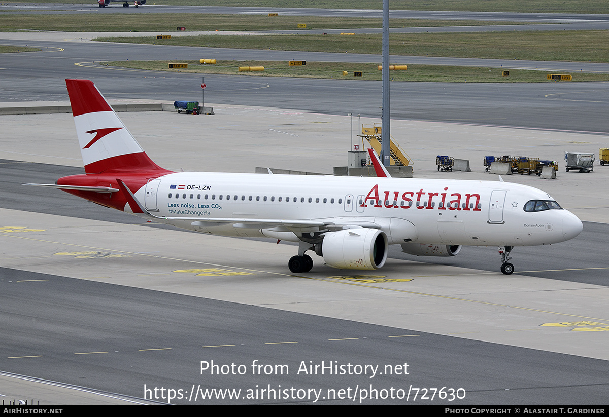 Aircraft Photo of OE-LZN | Airbus A320-271N | Austrian Airlines | AirHistory.net #727630