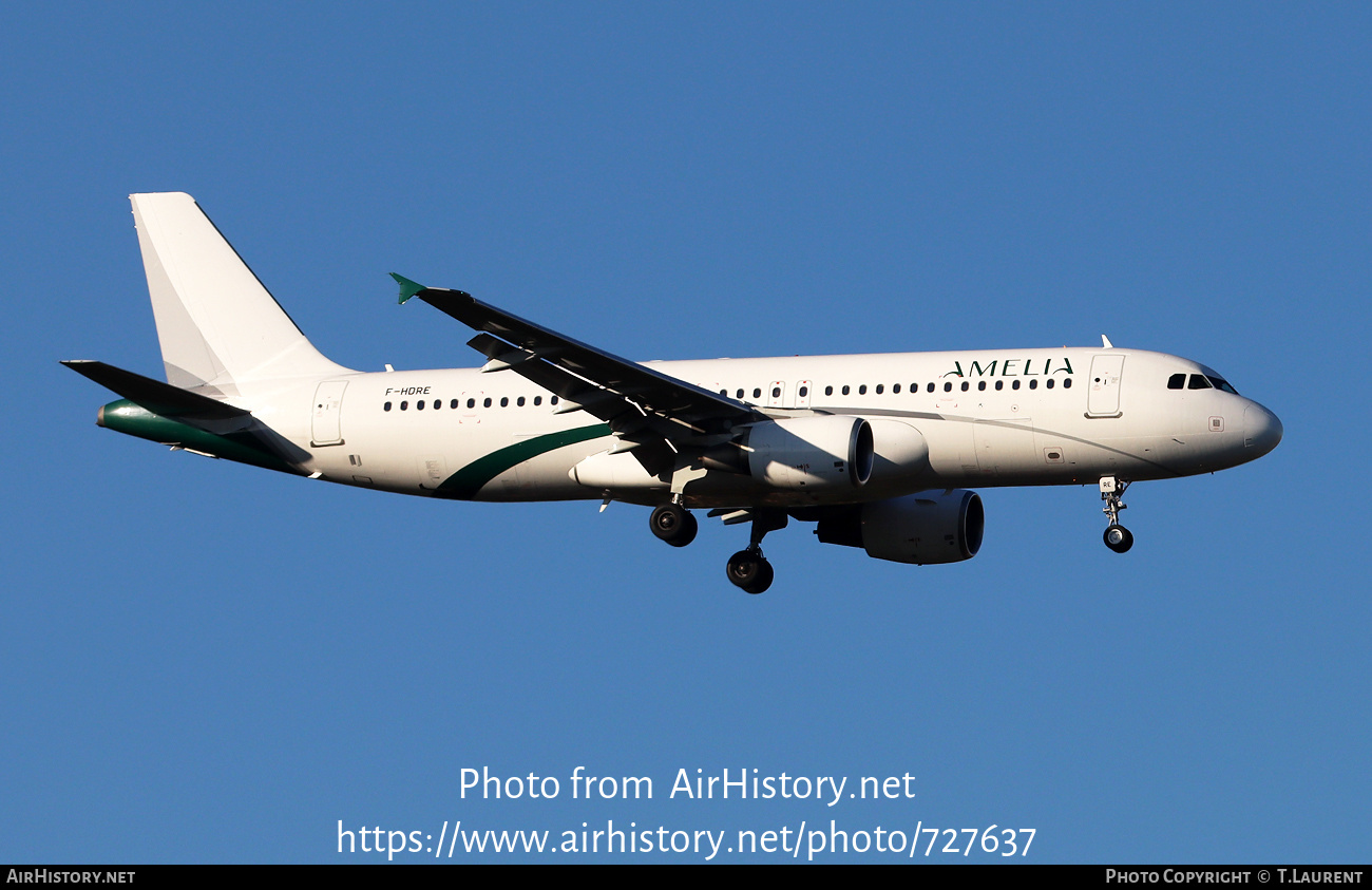 Aircraft Photo of F-HDRE | Airbus A320-214 | Amelia | AirHistory.net #727637