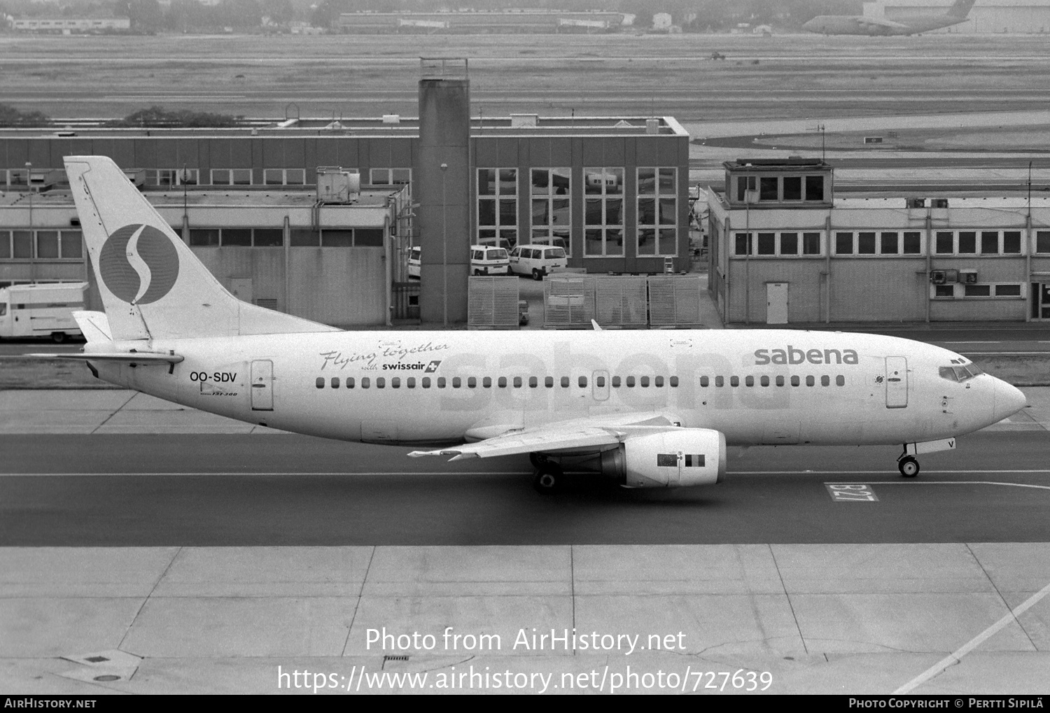 Aircraft Photo of OO-SDV | Boeing 737-329 | Sabena | AirHistory.net #727639