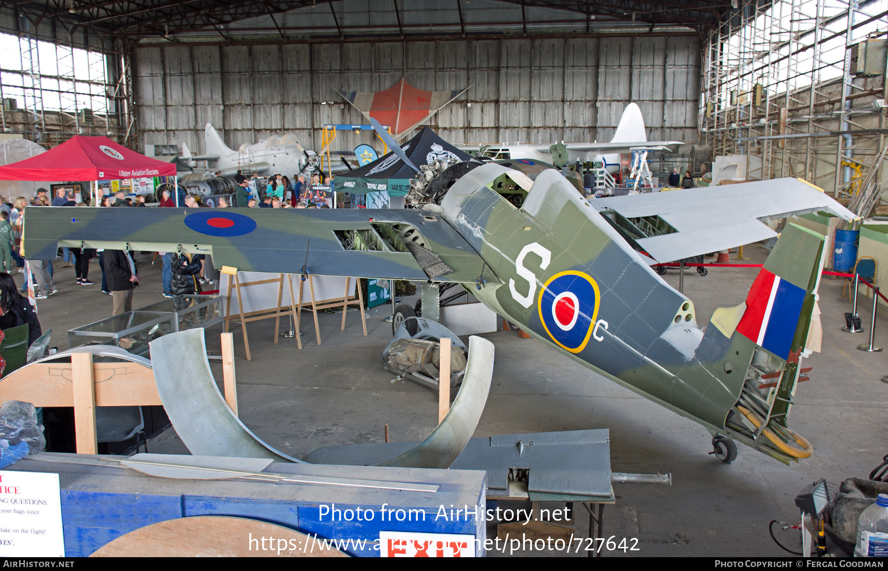 Aircraft Photo of JV482 | Grumman FM-1 Wildcat | UK - Navy | AirHistory.net #727642