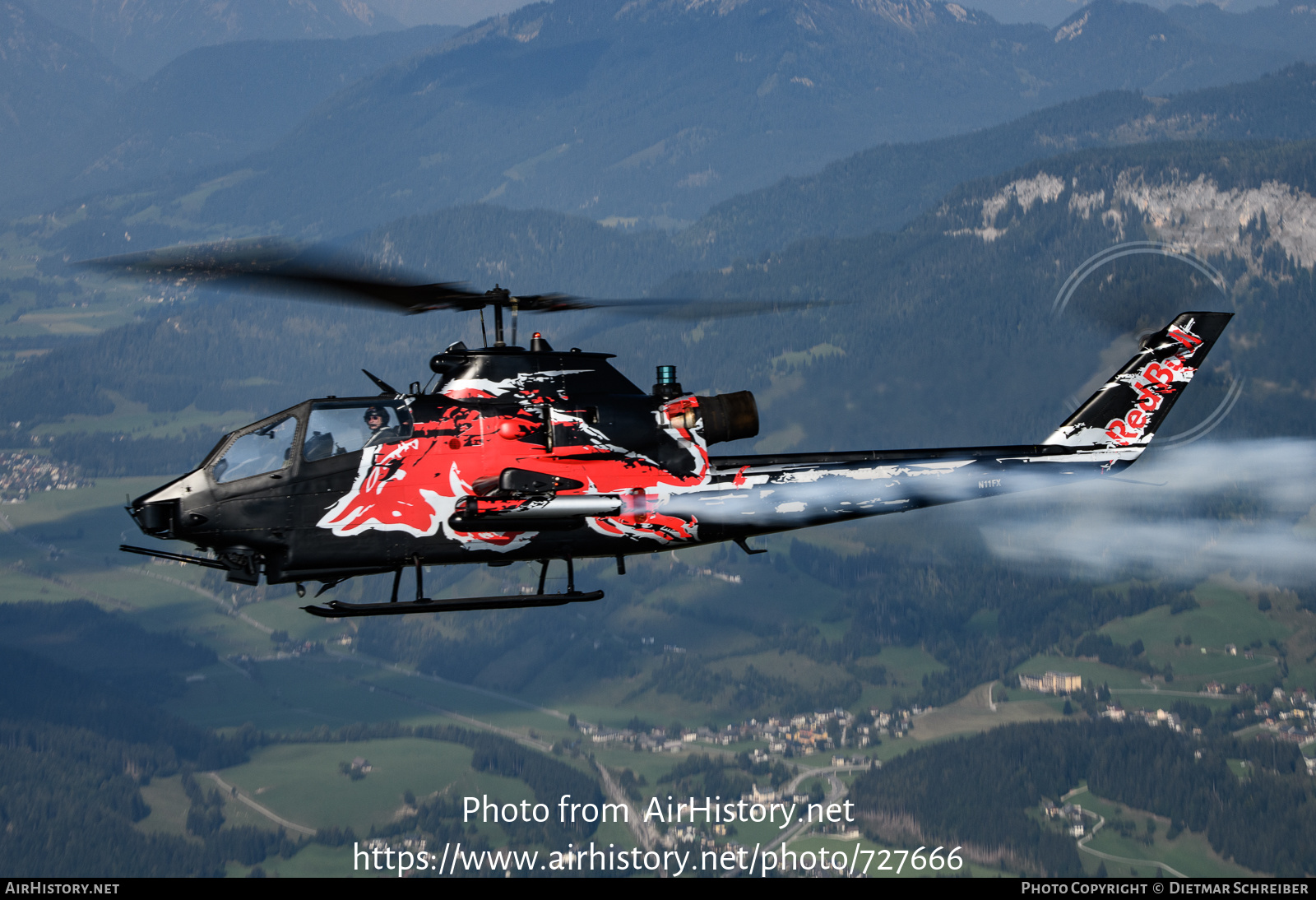 Aircraft Photo of N11FX | Bell AH-1G Cobra (209) | Red Bull | AirHistory.net #727666