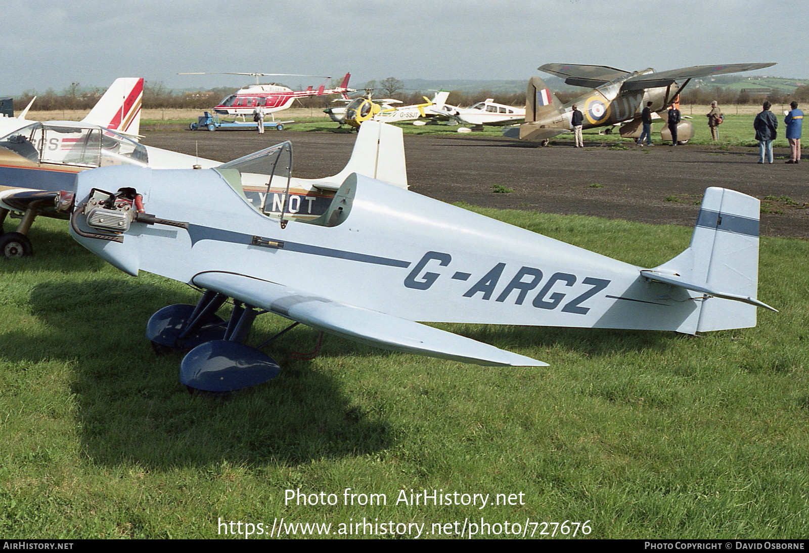 Aircraft Photo of G-ARGZ | Druine D-31 Turbulent | AirHistory.net #727676