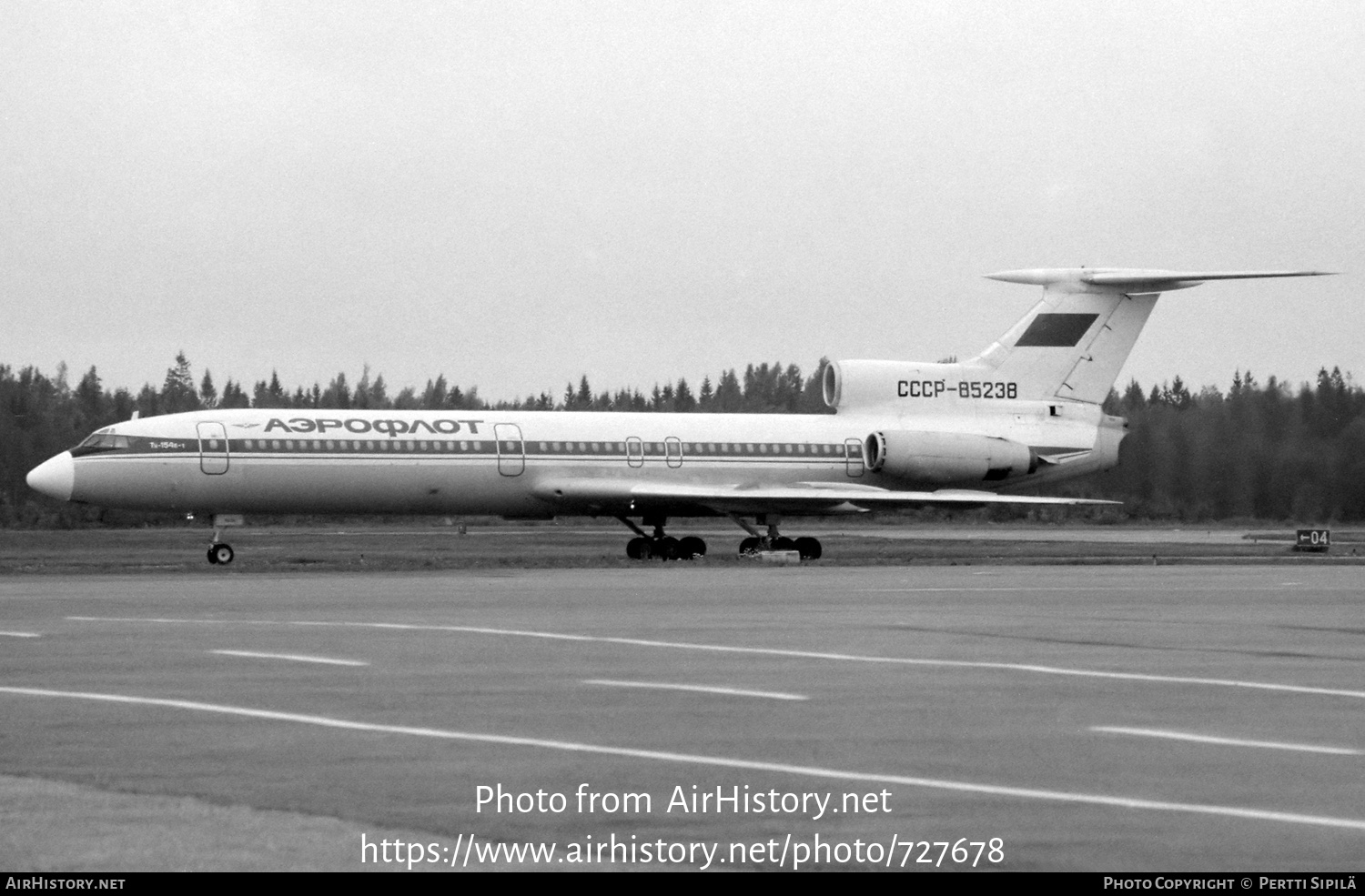 Aircraft Photo of CCCP-85238 | Tupolev Tu-154B-1 | Aeroflot | AirHistory.net #727678