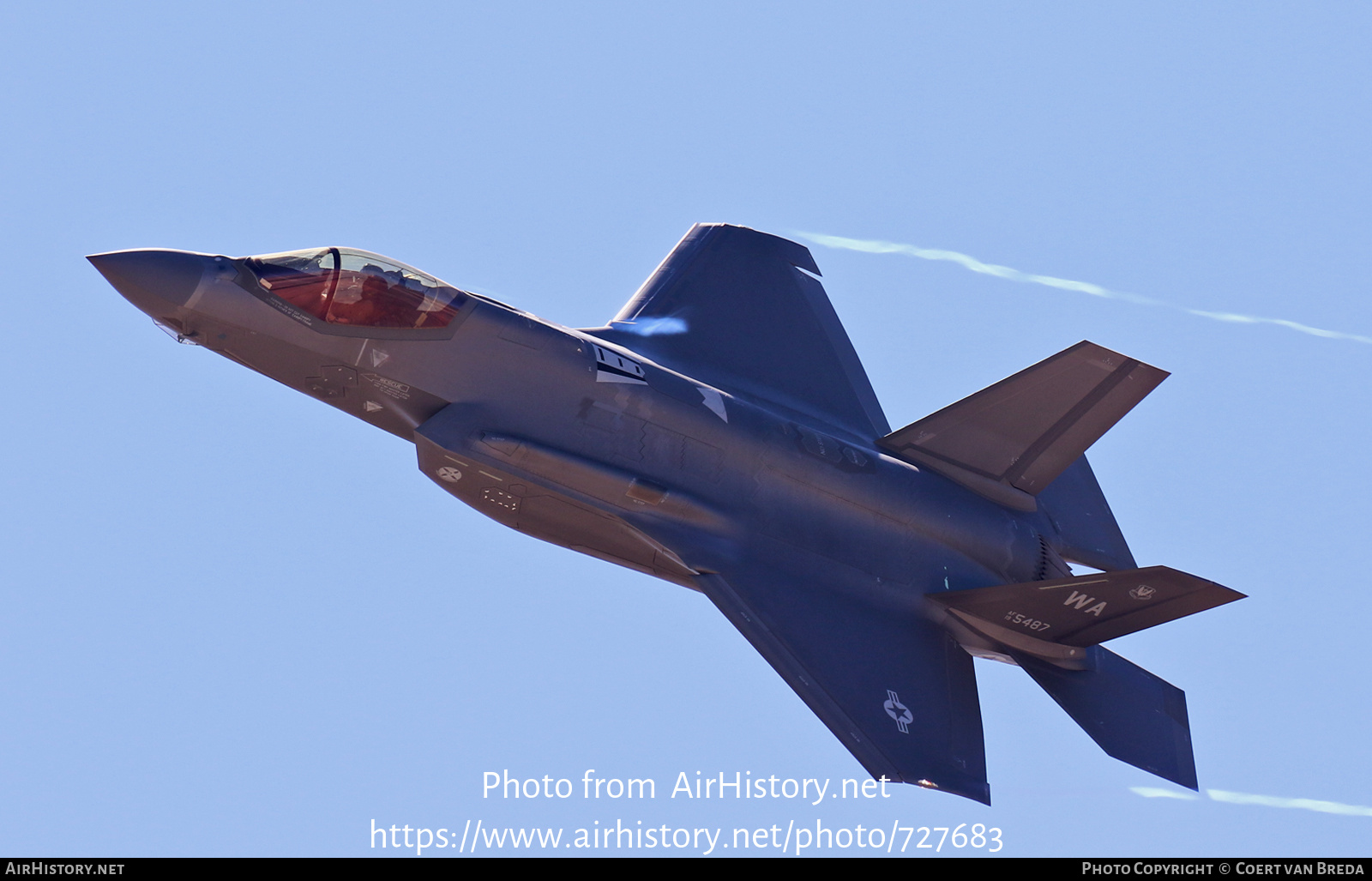 Aircraft Photo of 19-5487 | Lockheed Martin F-35A Lightning II | USA - Air Force | AirHistory.net #727683