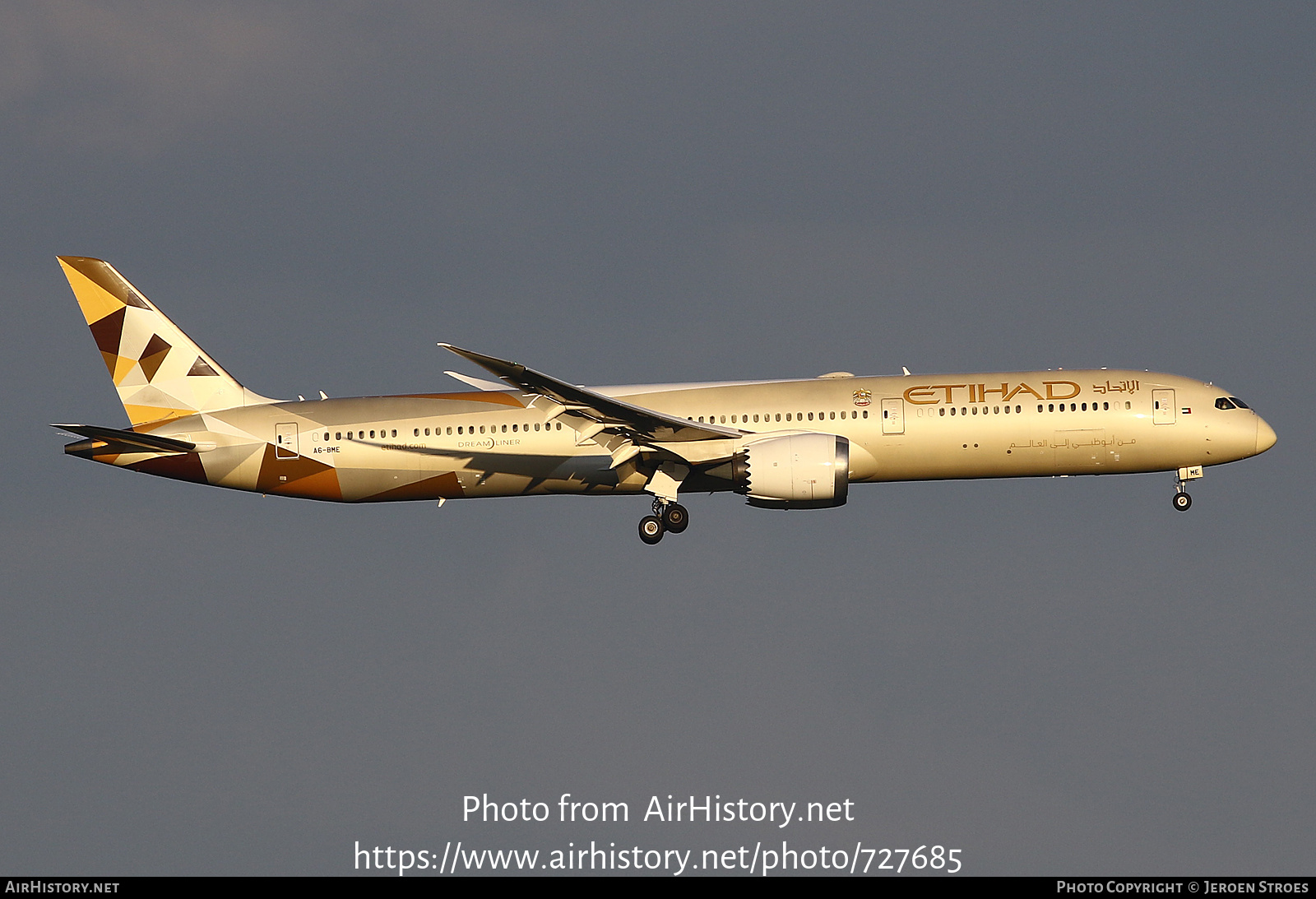 Aircraft Photo of A6-BME | Boeing 787-10 Dreamliner | Etihad Airways | AirHistory.net #727685