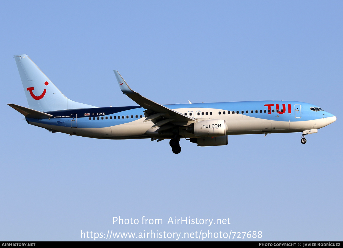 Aircraft Photo of G-TUKS | Boeing 737-8K5 | TUI | AirHistory.net #727688