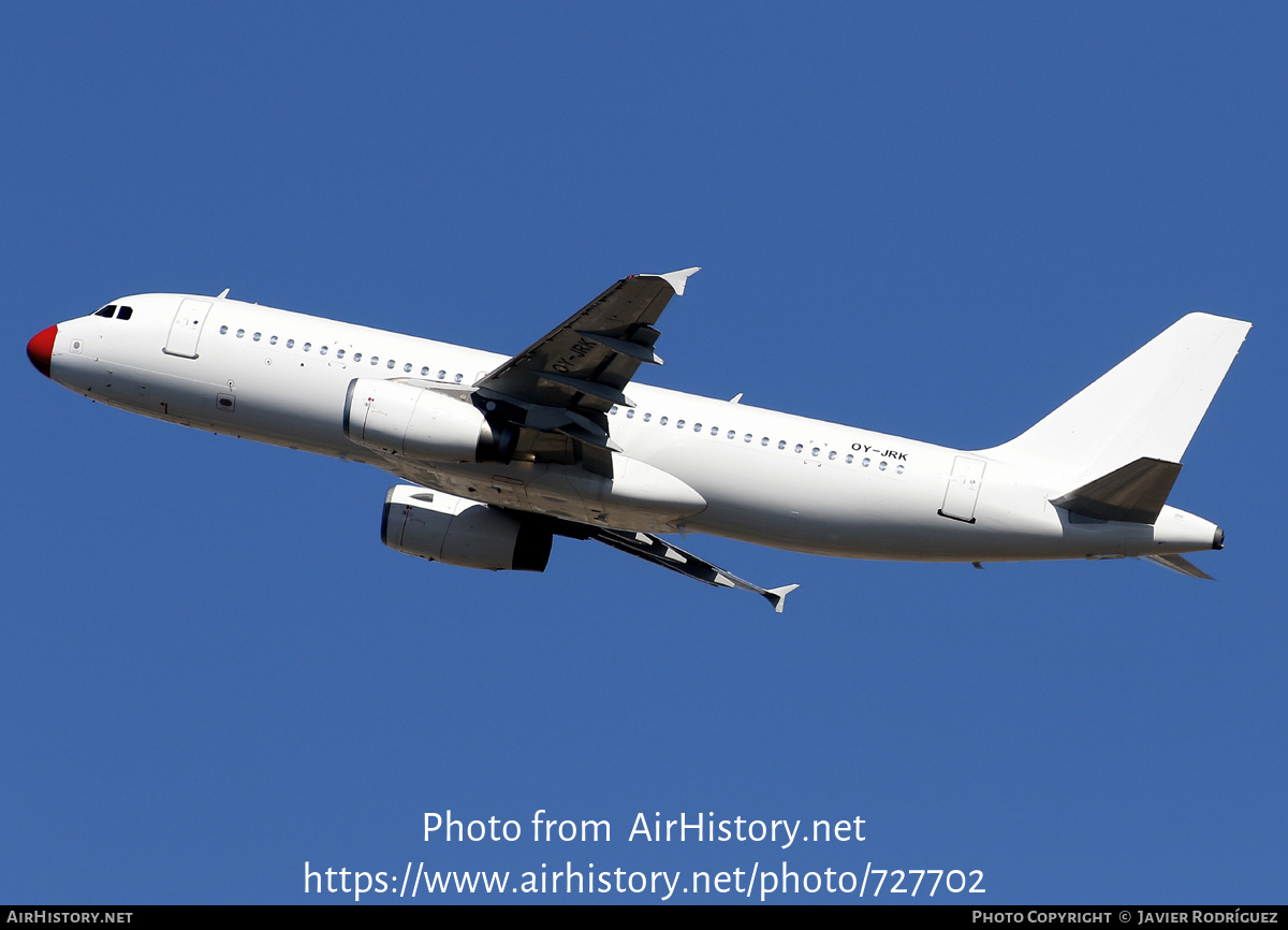 Aircraft Photo of OY-JRK | Airbus A320-231 | AirHistory.net #727702