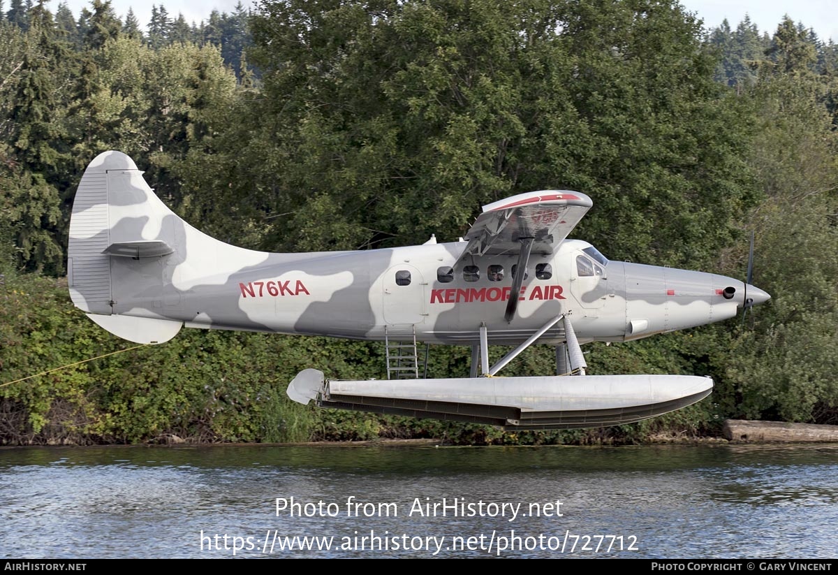 Aircraft Photo of N76KA | Vazar DHC-3T Turbine Otter | Kenmore Air | AirHistory.net #727712