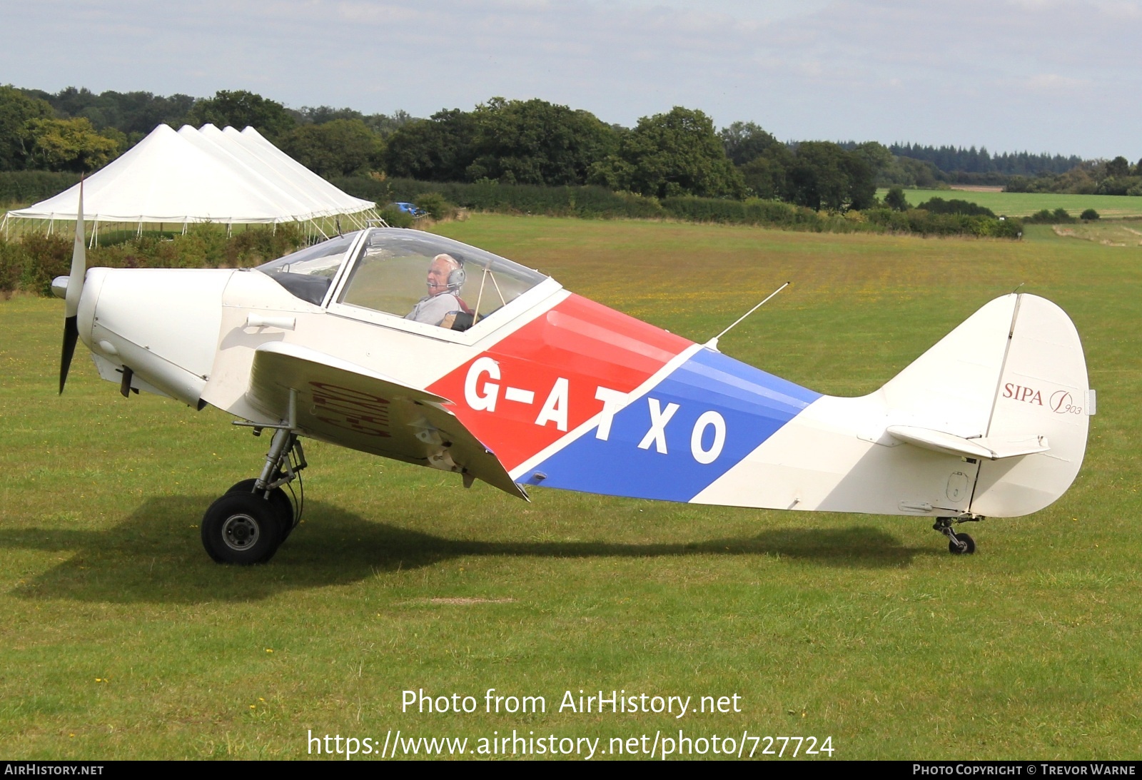 Aircraft Photo of G-ATXO | SIPA S-903 | AirHistory.net #727724