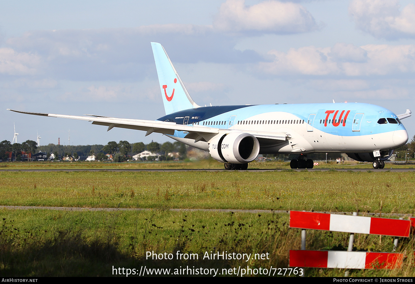 Aircraft Photo of PH-TFJ | Boeing 787-8 Dreamliner | TUI | AirHistory.net #727763