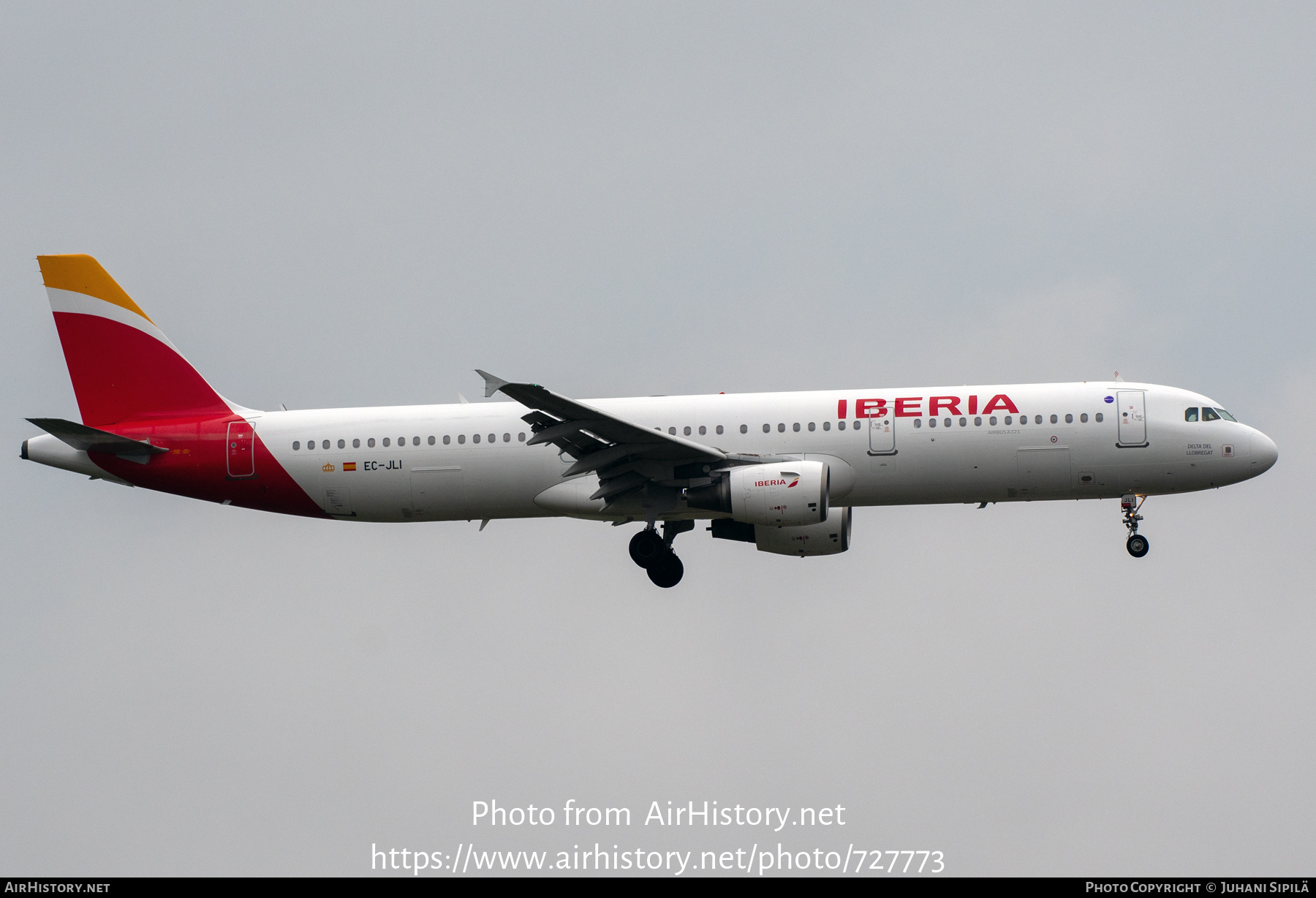 Aircraft Photo of EC-JLI | Airbus A321-213 | Iberia | AirHistory.net #727773