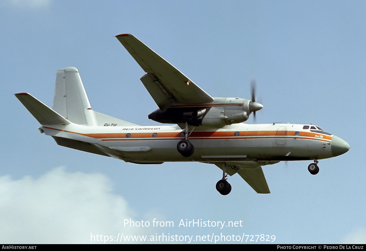 Aircraft Photo of CU-T111 | Antonov An-26 | Aerocaribbean | AirHistory.net #727829