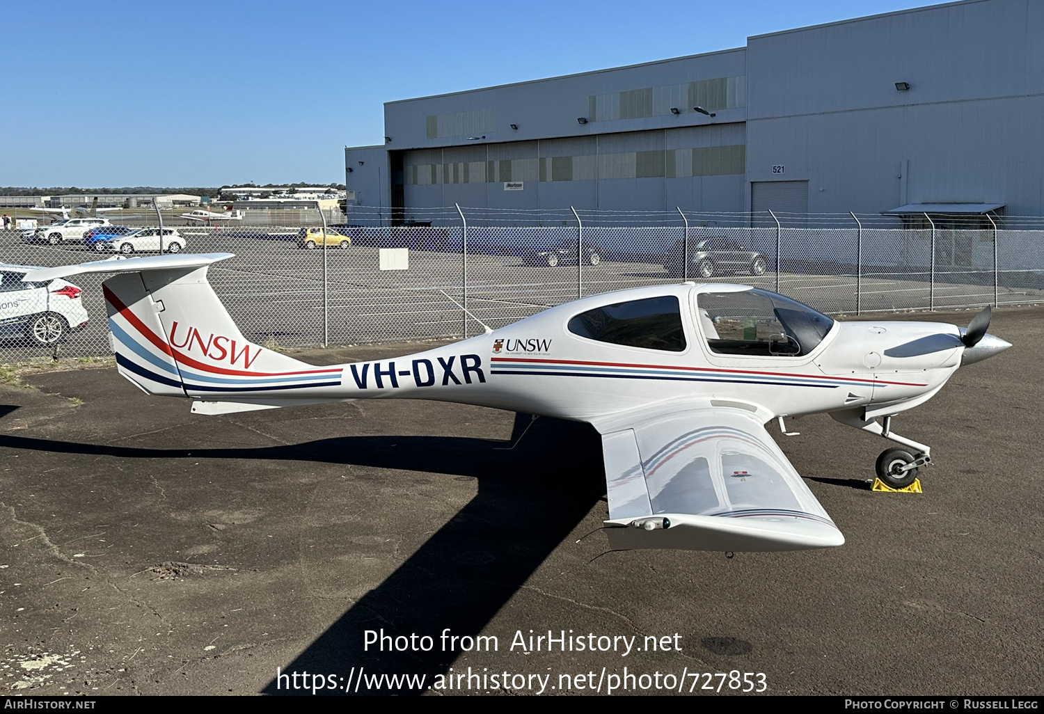 Aircraft Photo of VH-DXR | Diamond DA40-180 Diamond Star | University of New South Wales | AirHistory.net #727853