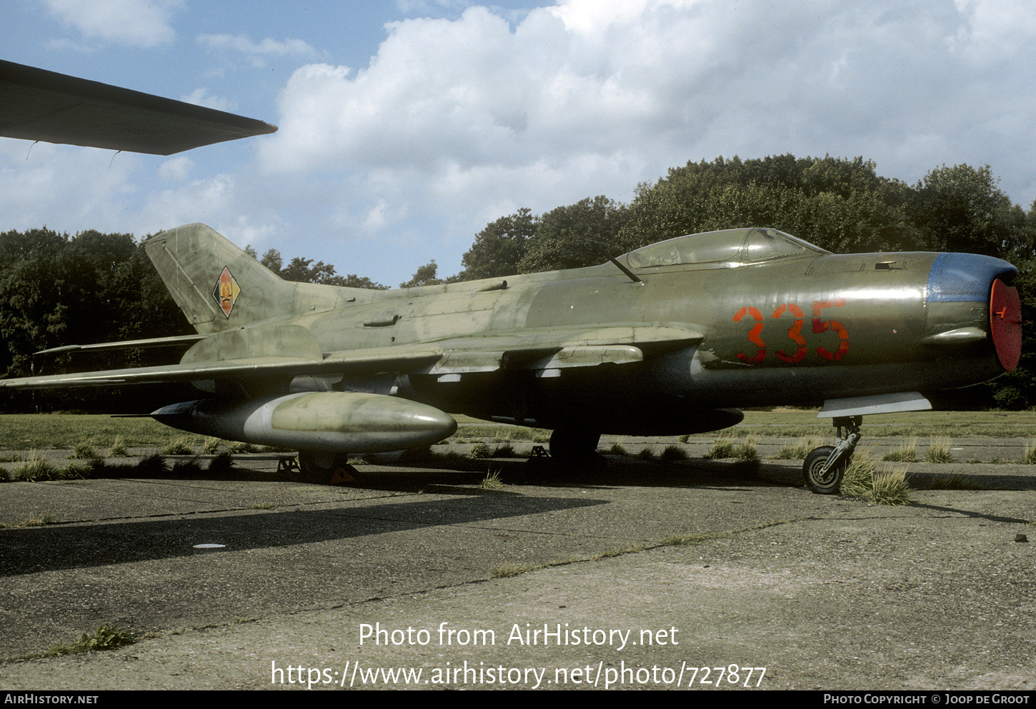 Aircraft Photo of 335 | Mikoyan-Gurevich MiG-19PM | East Germany - Air Force | AirHistory.net #727877