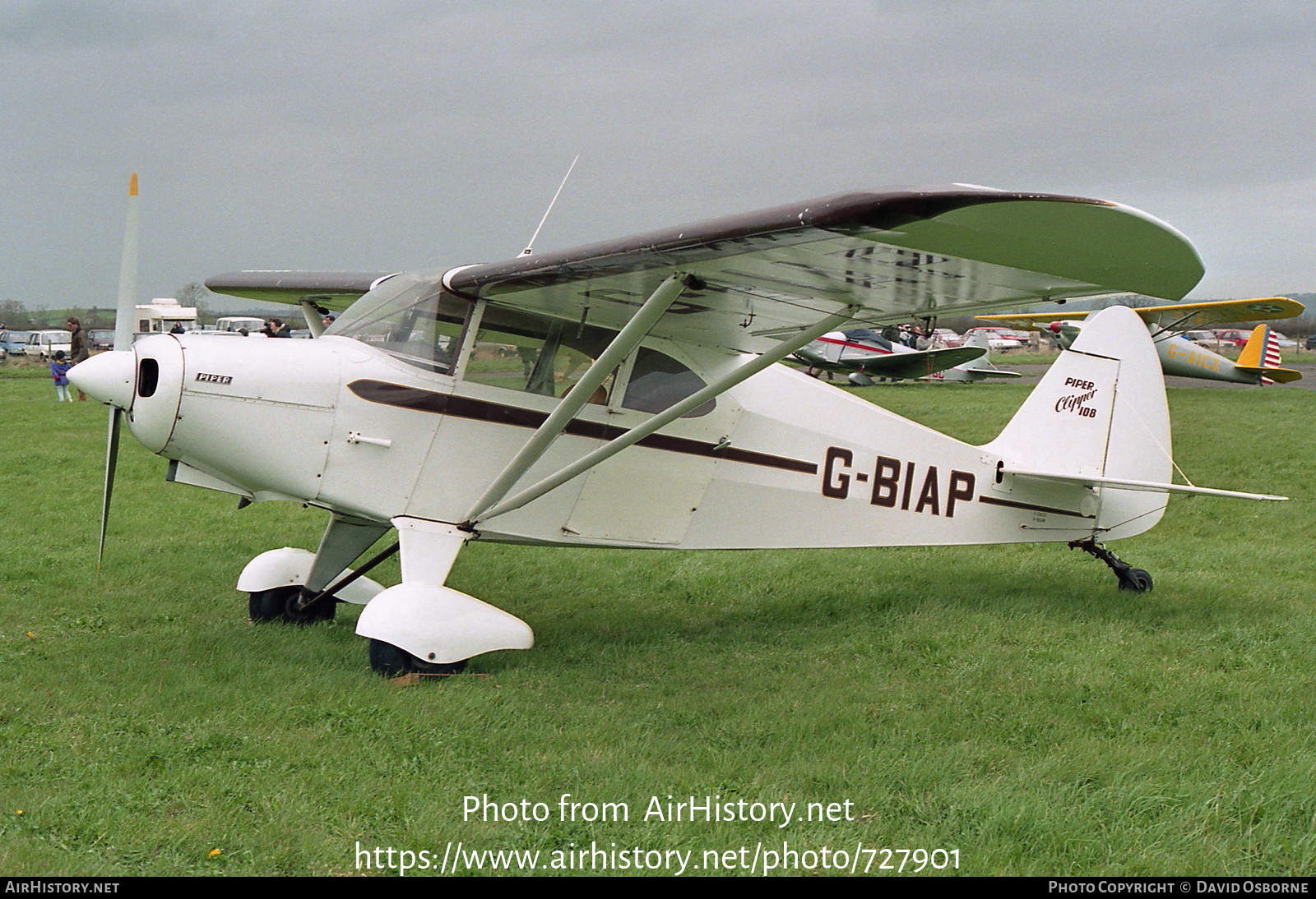 Aircraft Photo of G-BIAP | Piper PA-16 Clipper | AirHistory.net #727901