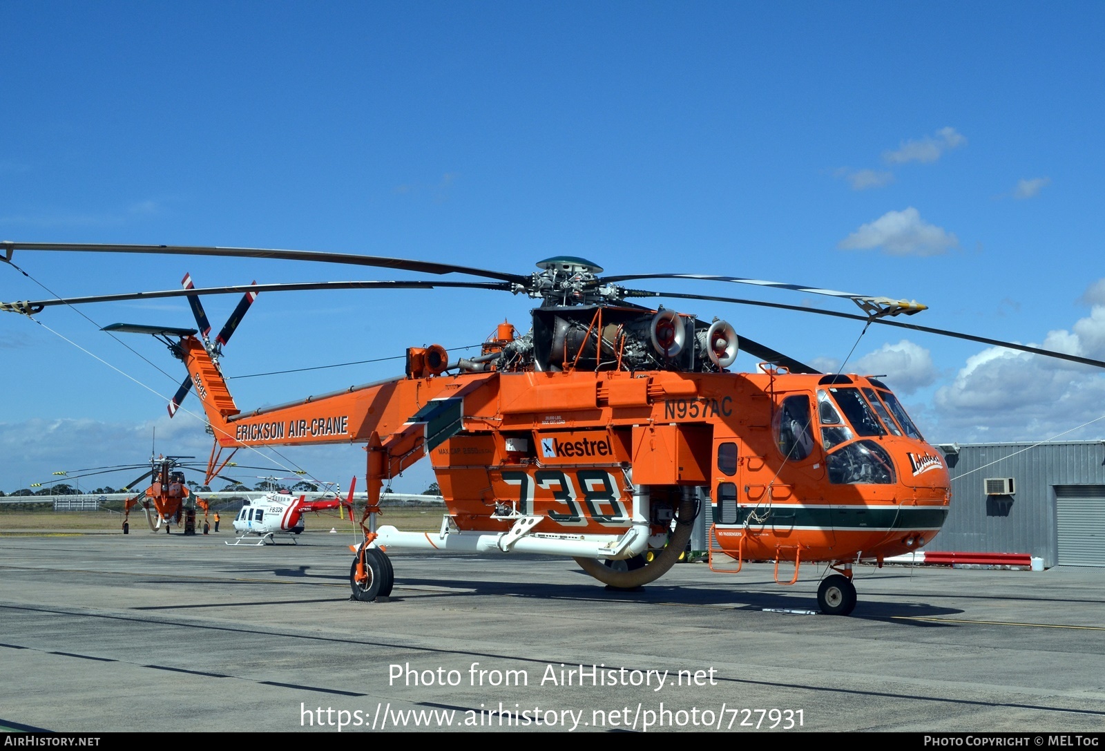 Aircraft Photo of N957AC | Sikorsky S-64E Skycrane | Erickson Air-Crane | AirHistory.net #727931