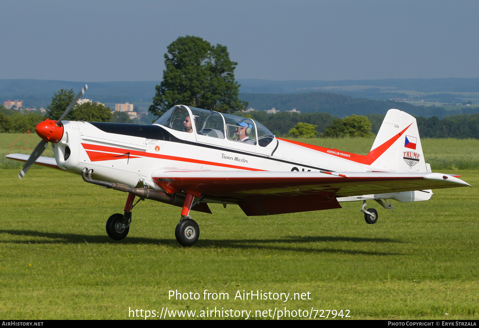 Aircraft Photo of OK-EHO | Zlin Z-526F Trener Master | Aeroklub Hranice | AirHistory.net #727942