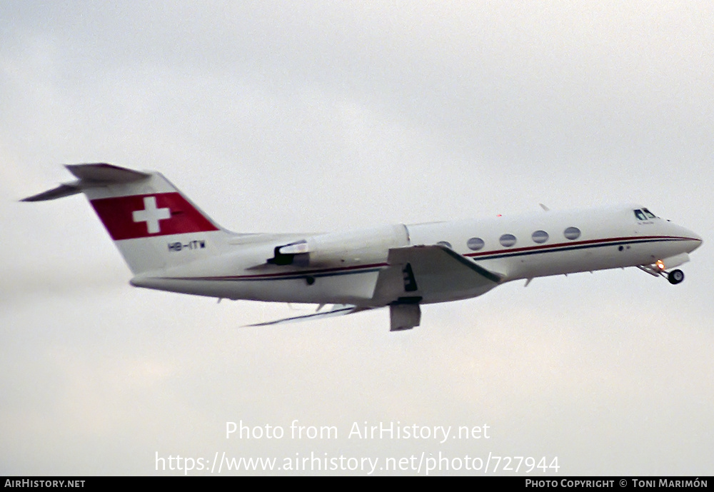 Aircraft Photo of HB-ITW | Grumman American G-1159 Gulfstream II | AirHistory.net #727944