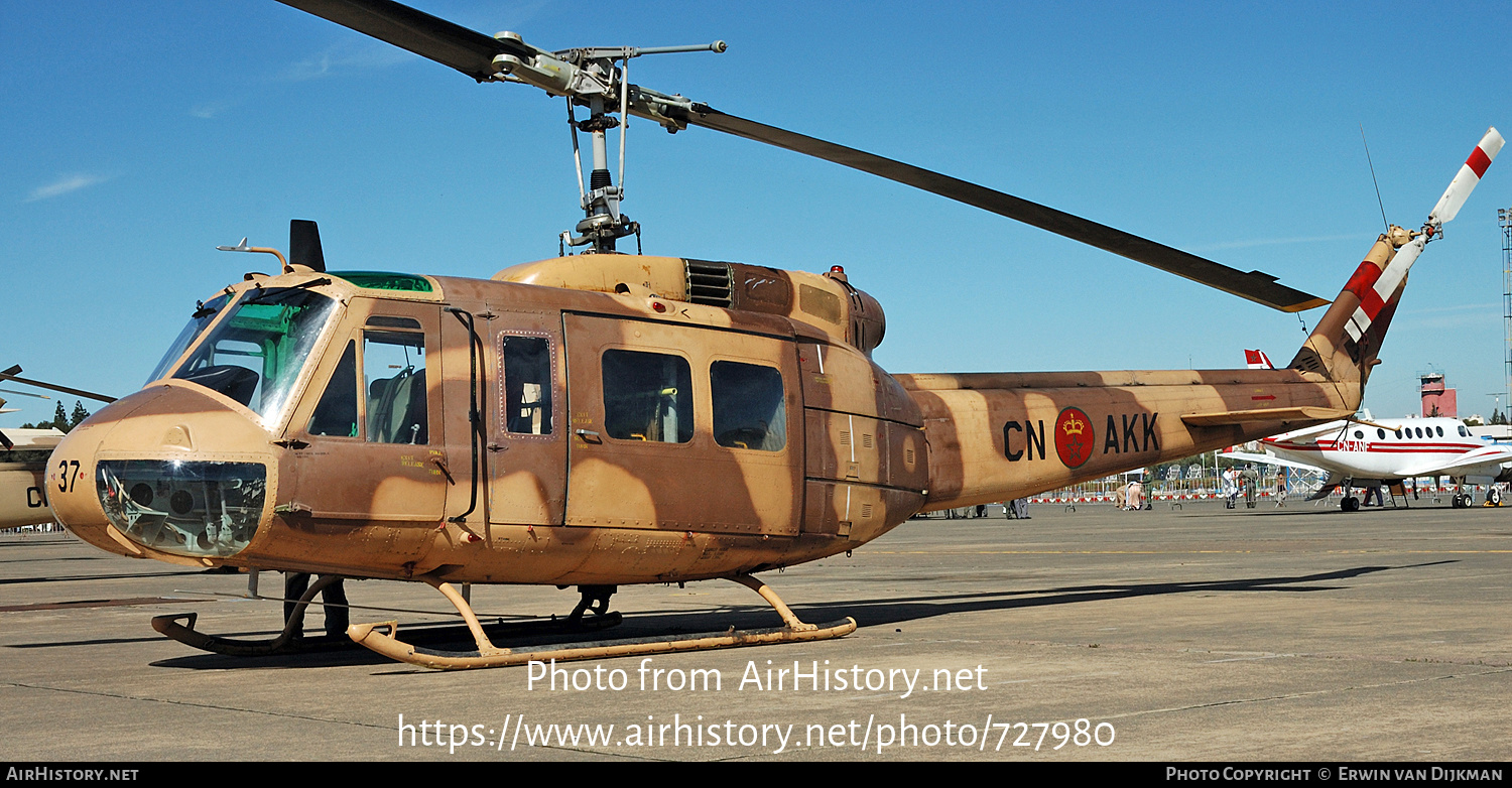 Aircraft Photo of CN-AKK | Agusta AB-205A | Morocco - Air Force | AirHistory.net #727980