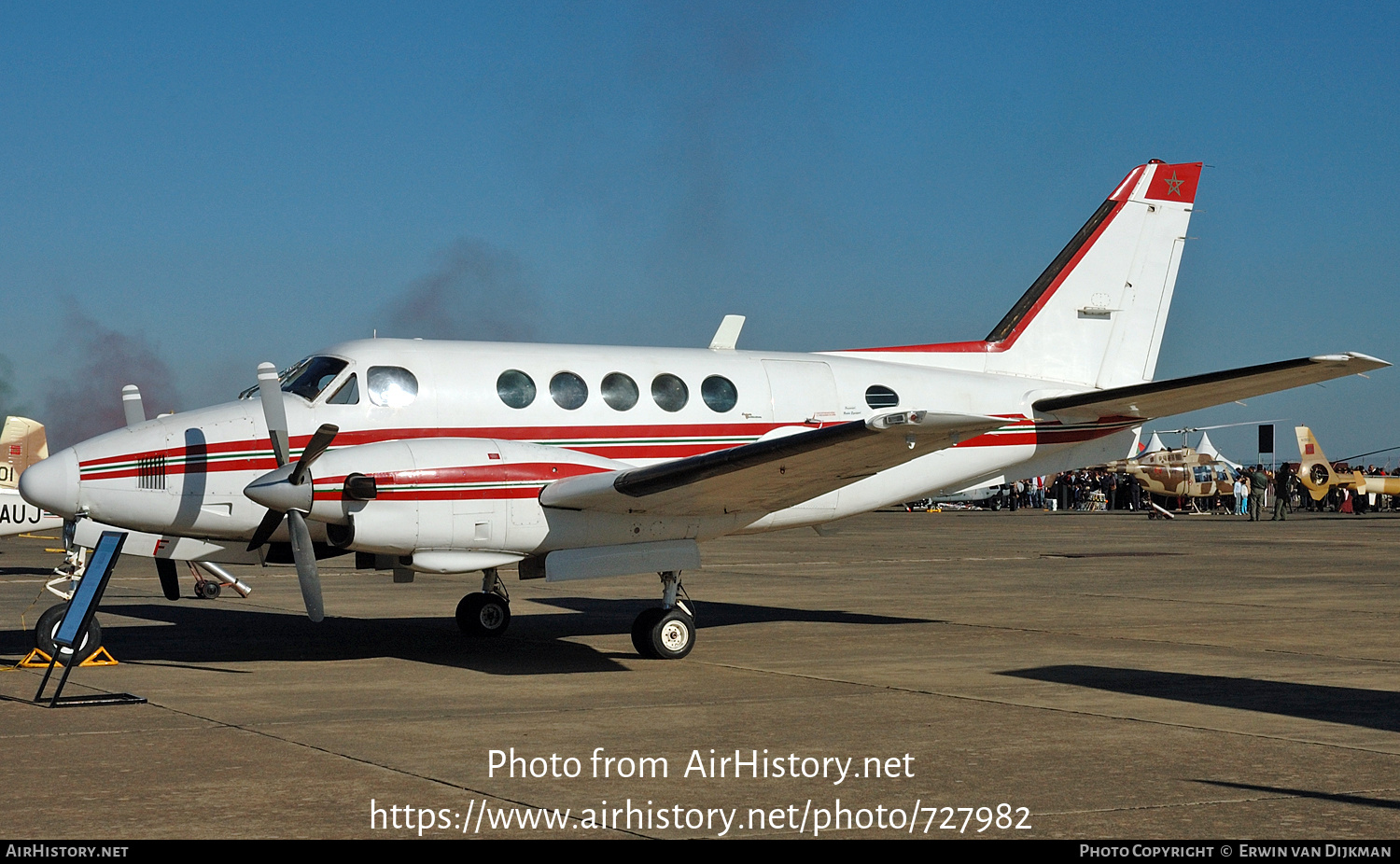 Aircraft Photo of CN-ANF | Beech A100 King Air | Morocco - Air Force | AirHistory.net #727982