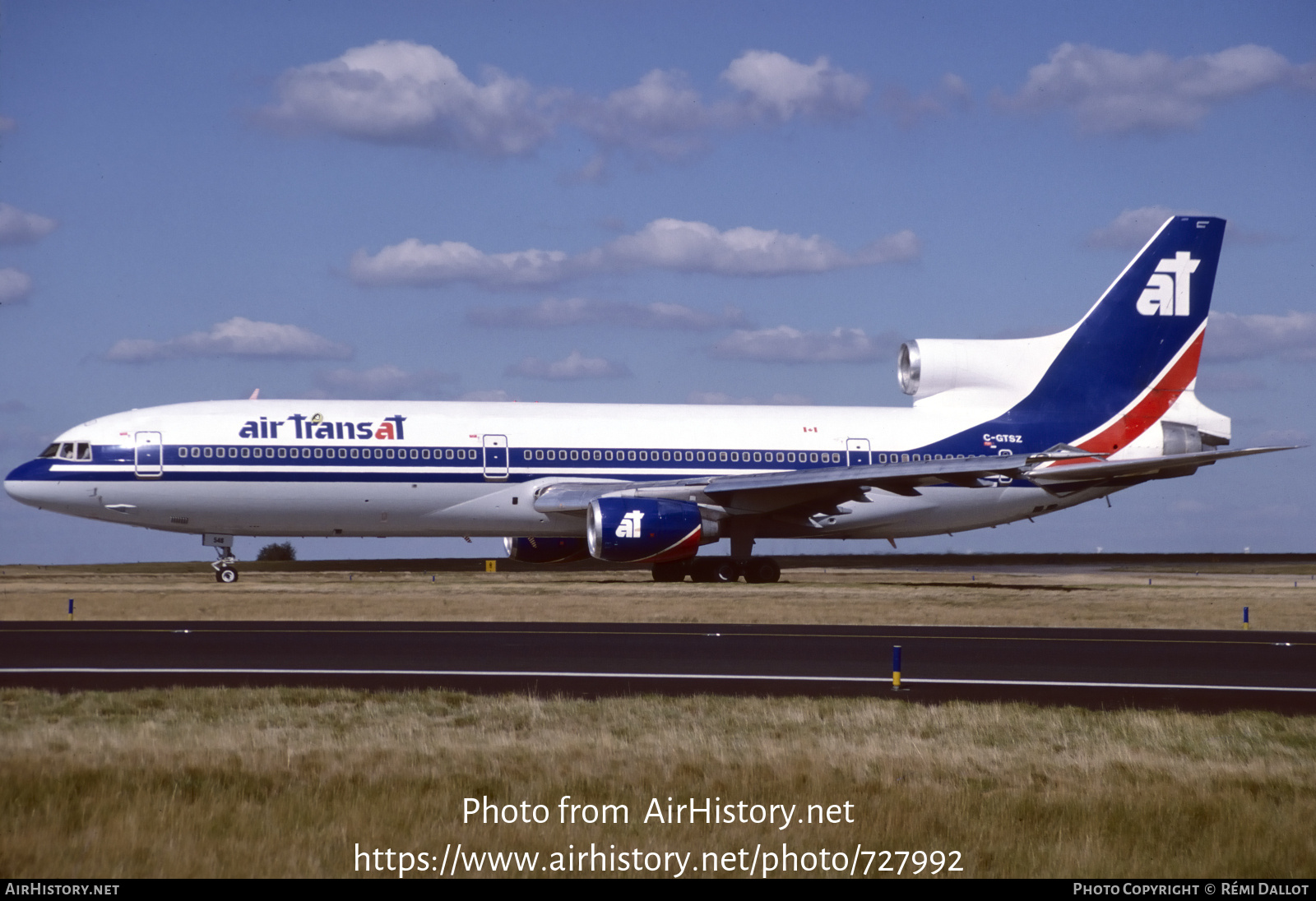 Aircraft Photo of C-GTSZ | Lockheed L-1011-385-1-14 TriStar 100 | Air Transat | AirHistory.net #727992