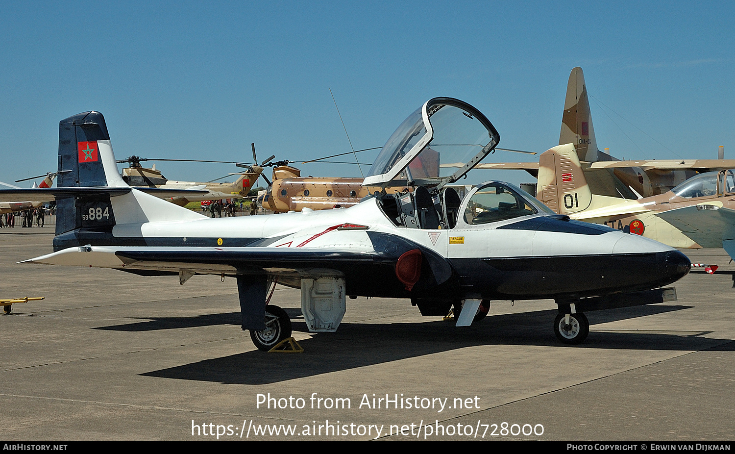 Aircraft Photo of 58884 | Cessna T-37B Tweety Bird | Morocco - Air Force | AirHistory.net #728000