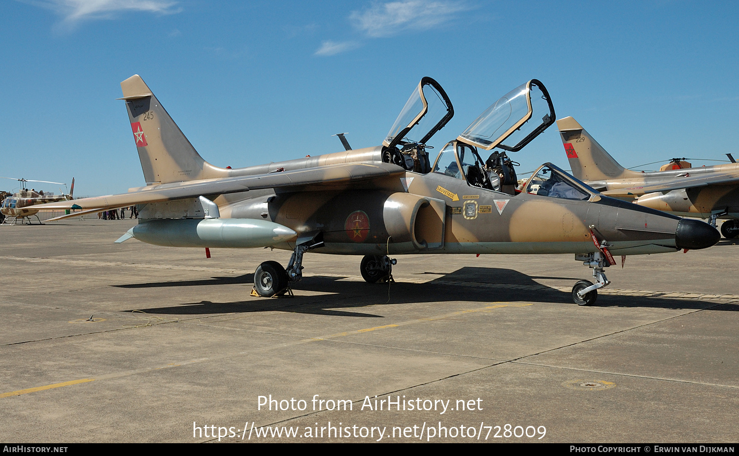 Aircraft Photo of 245 | Dassault-Dornier Alpha Jet H | Morocco - Air Force | AirHistory.net #728009