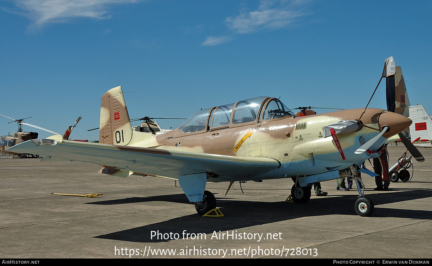 Aircraft Photo of CN-ATA | Beech T-34C-1 Turbo Mentor | Morocco - Air Force | AirHistory.net #728013