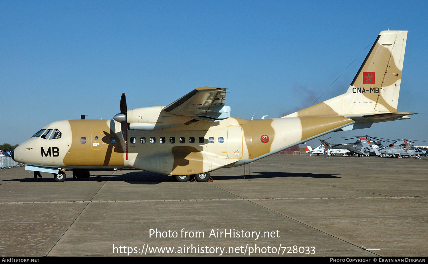 Aircraft Photo of CNA-MB | CASA/IPTN CN235M-100 | Morocco - Air Force | AirHistory.net #728033