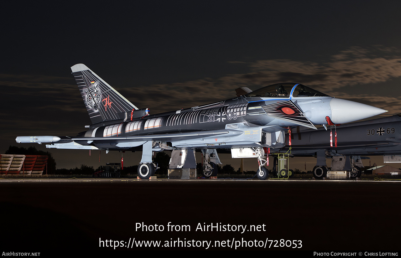 Aircraft Photo of 3106 | Eurofighter EF-2000 Typhoon S | Germany - Air Force | AirHistory.net #728053