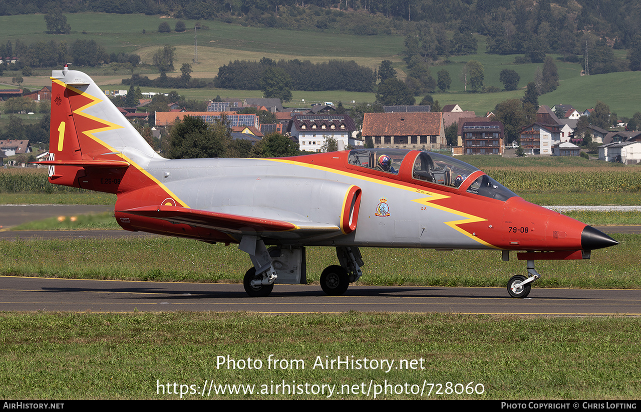 Aircraft Photo of E.25-08 | CASA C101EB Aviojet | Spain - Air Force | AirHistory.net #728060