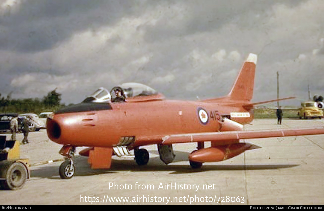 Aircraft Photo of 19415 | Canadair CL-13 Sabre 2 | Canada - Air Force | AirHistory.net #728063