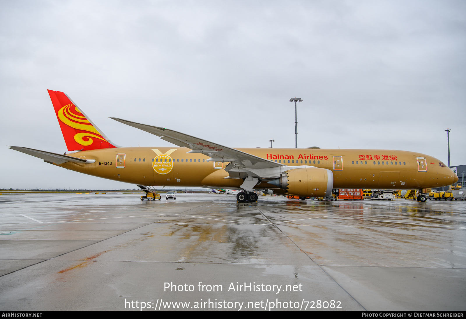 Aircraft Photo of B-1343 | Boeing 787-9 Dreamliner | Hainan Airlines | AirHistory.net #728082