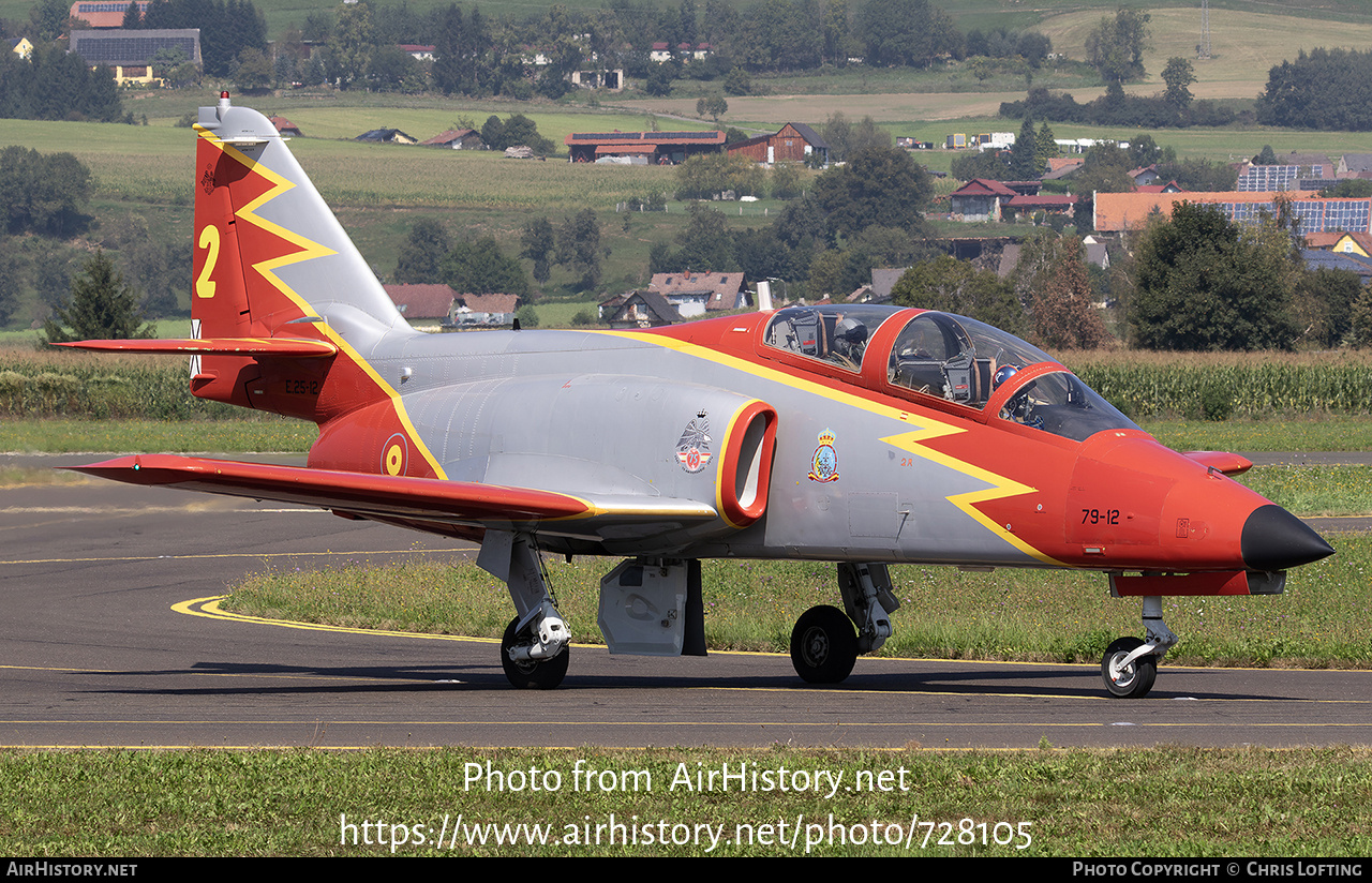 Aircraft Photo of E.25-12 | CASA C101EB Aviojet | Spain - Air Force | AirHistory.net #728105