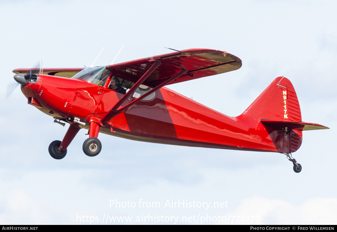 Aircraft Photo of N9117K | Stinson 108-1 Voyager 150 | AirHistory.net #728170