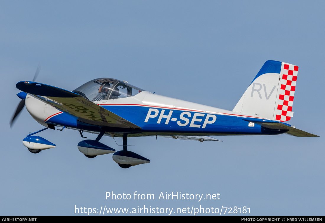 Aircraft Photo of PH-SEP | Van's RV-12 | AirHistory.net #728181