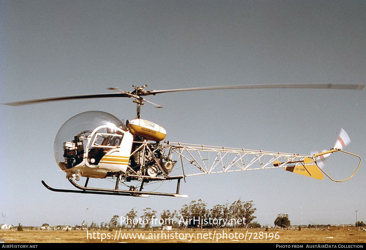 Aircraft Photo of ZK-HDW | Bell 47G-3B | Whirlwide Helicopters | AirHistory.net #728196