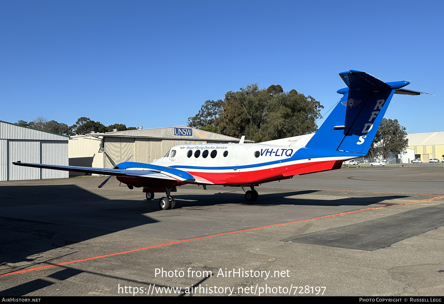 Aircraft Photo of VH-LTQ | Beechcraft 200C King Air | Royal Flying Doctor Service - RFDS | AirHistory.net #728197