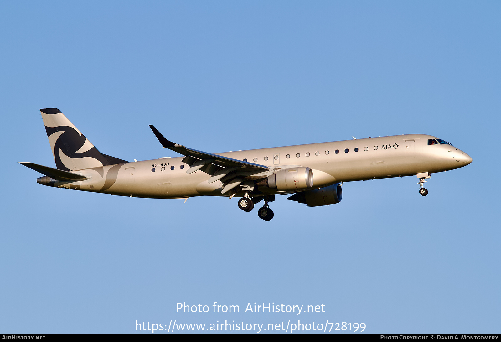 Aircraft Photo of A6-AJH | Embraer Lineage 1000E (ERJ-190-100ECJ) | AJA - Al Jaber Aviation | AirHistory.net #728199