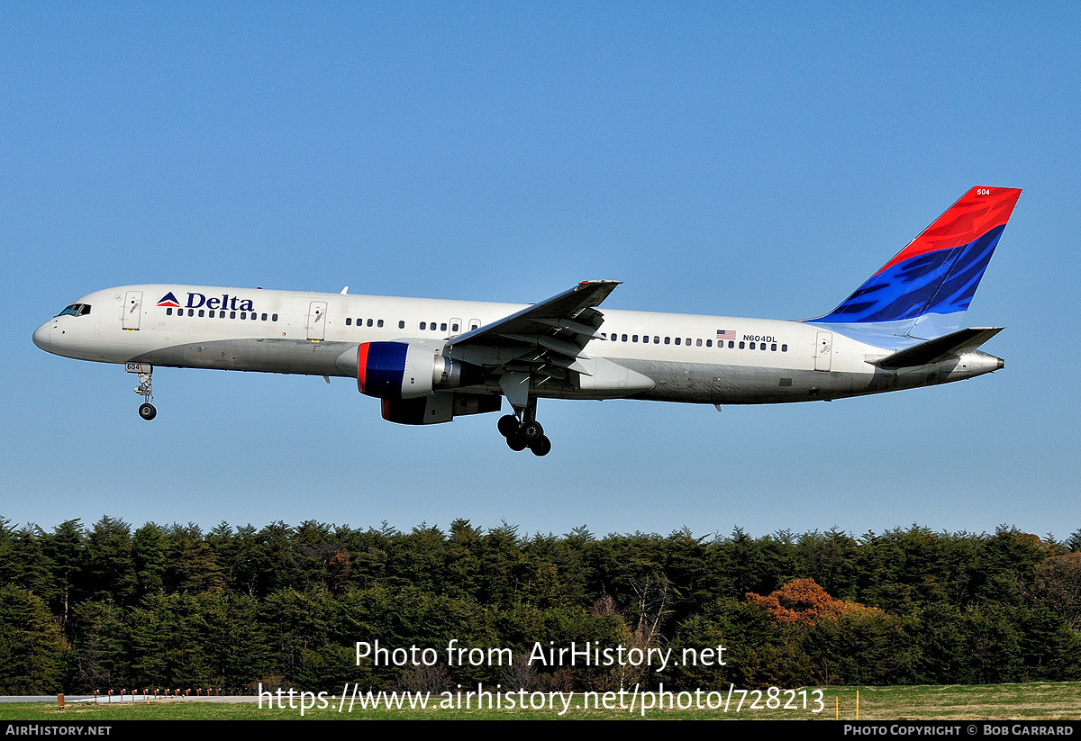 Aircraft Photo of N604DL | Boeing 757-232 | Delta Air Lines | AirHistory.net #728213