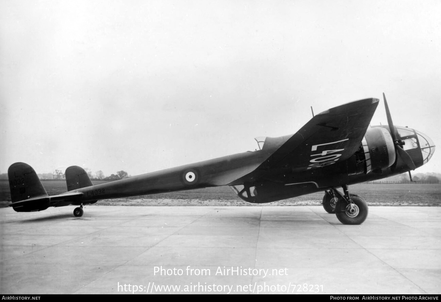 Aircraft Photo of L4032 | Handley Page HP.52 Hampden Mk1 | UK - Air Force | AirHistory.net #728231