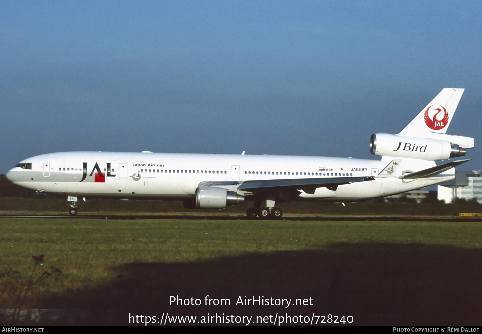 Aircraft Photo of JA8582 | McDonnell Douglas MD-11 | Japan Airlines - JAL | AirHistory.net #728240